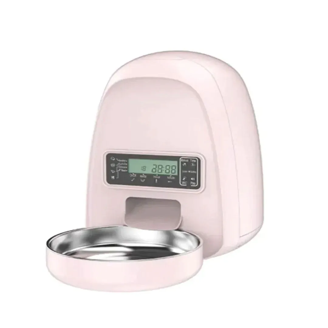 2L Auto Dispenser LCD Screen Timer Automatic Pet Feeder