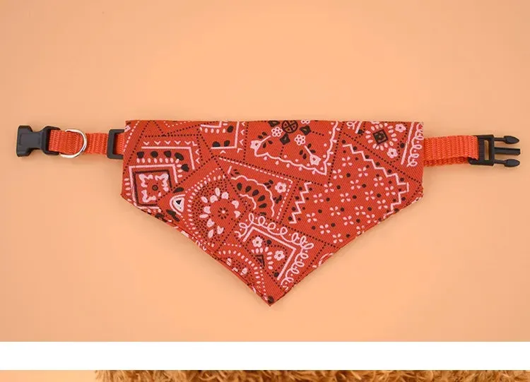 Adjustable Pet Bandana Bib – Stylish & Functional Pet Neckerchief