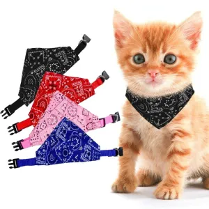 Adjustable Pet Bandana Bib – Stylish & Functional Pet Neckerchief