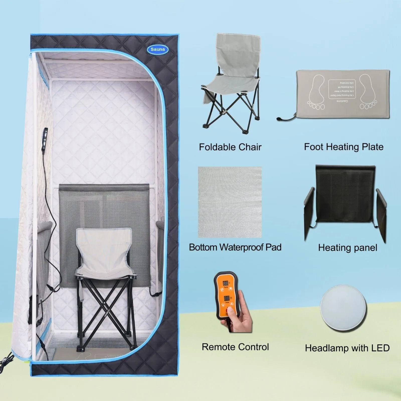 Airy-602F Portable Full-Size Infrared Sauna Tent