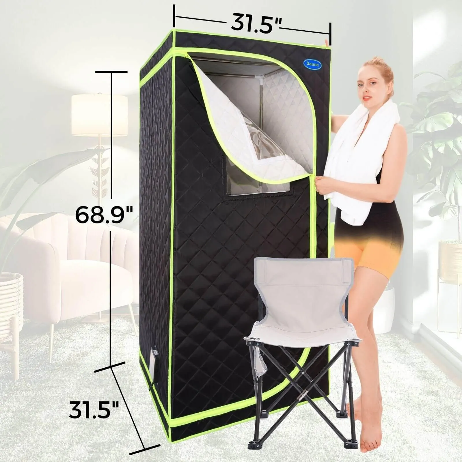 Airy-602FP Plus-size Portable Infrared Sauna Tent