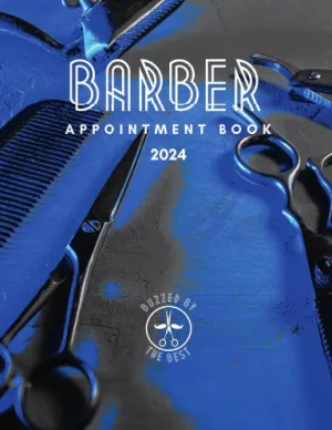 Appointment Book for Barber 2024 Dated