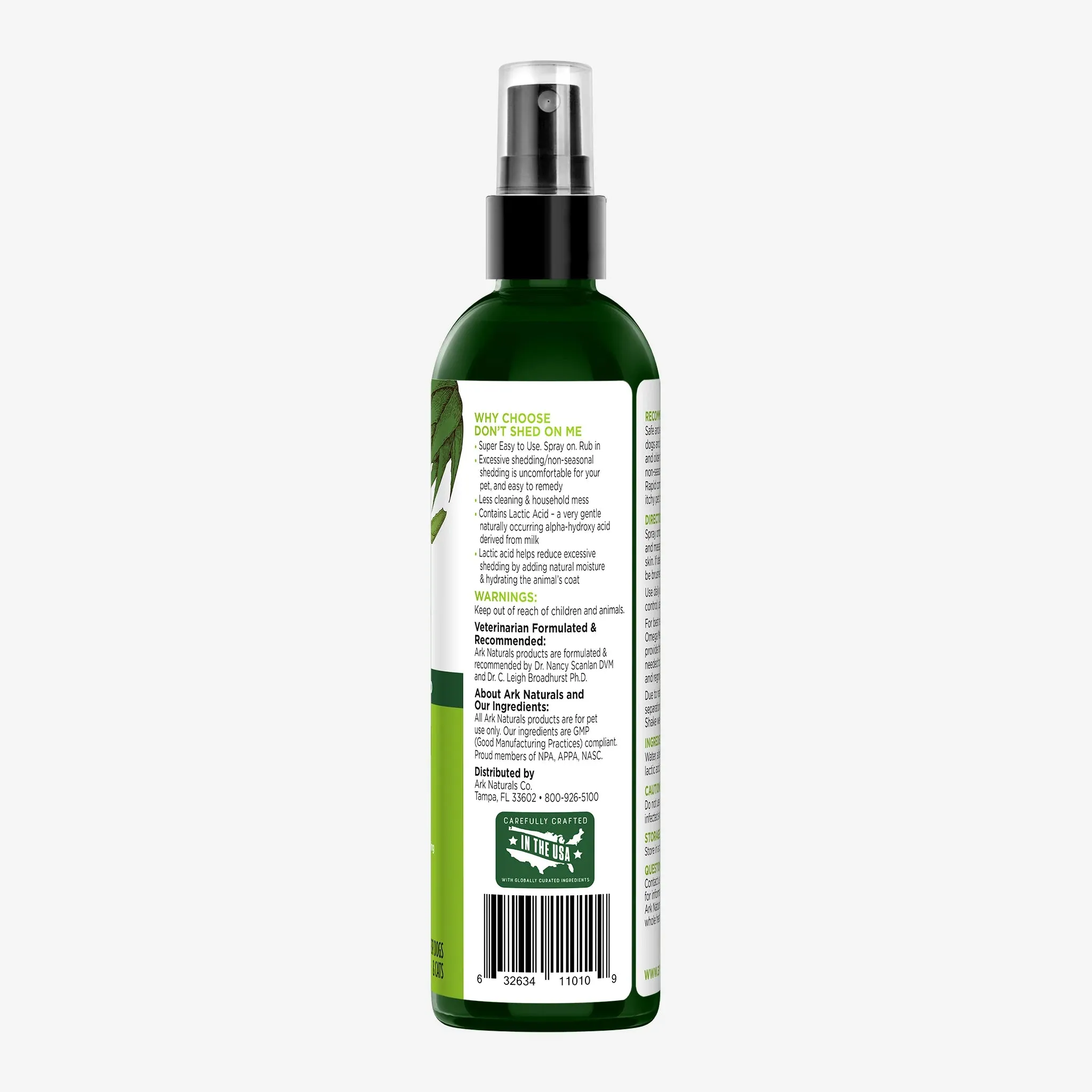 Ark Naturals Don't Shed On Me! Spray for Dogs and Cats