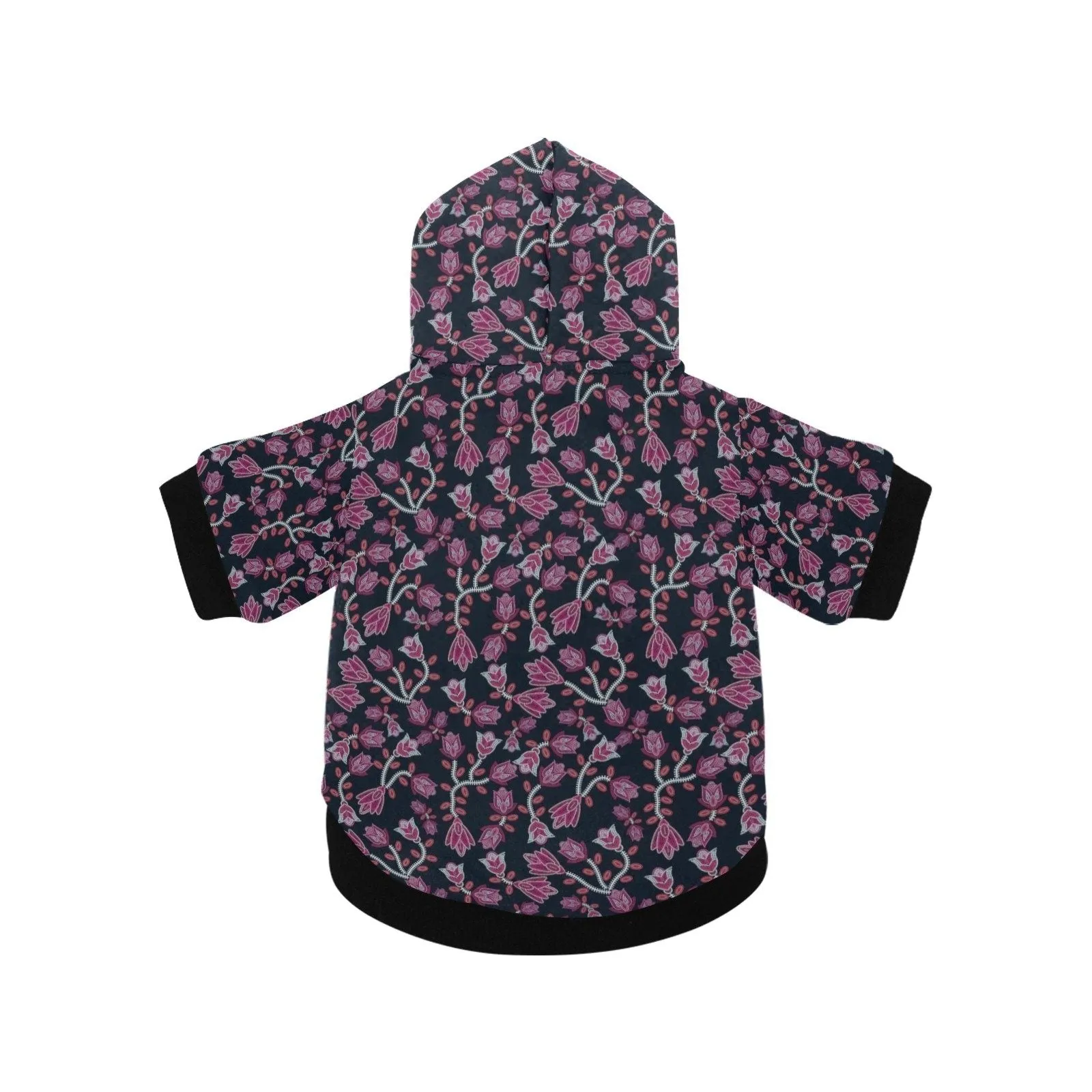 Beaded Pink Pet Dog Hoodie