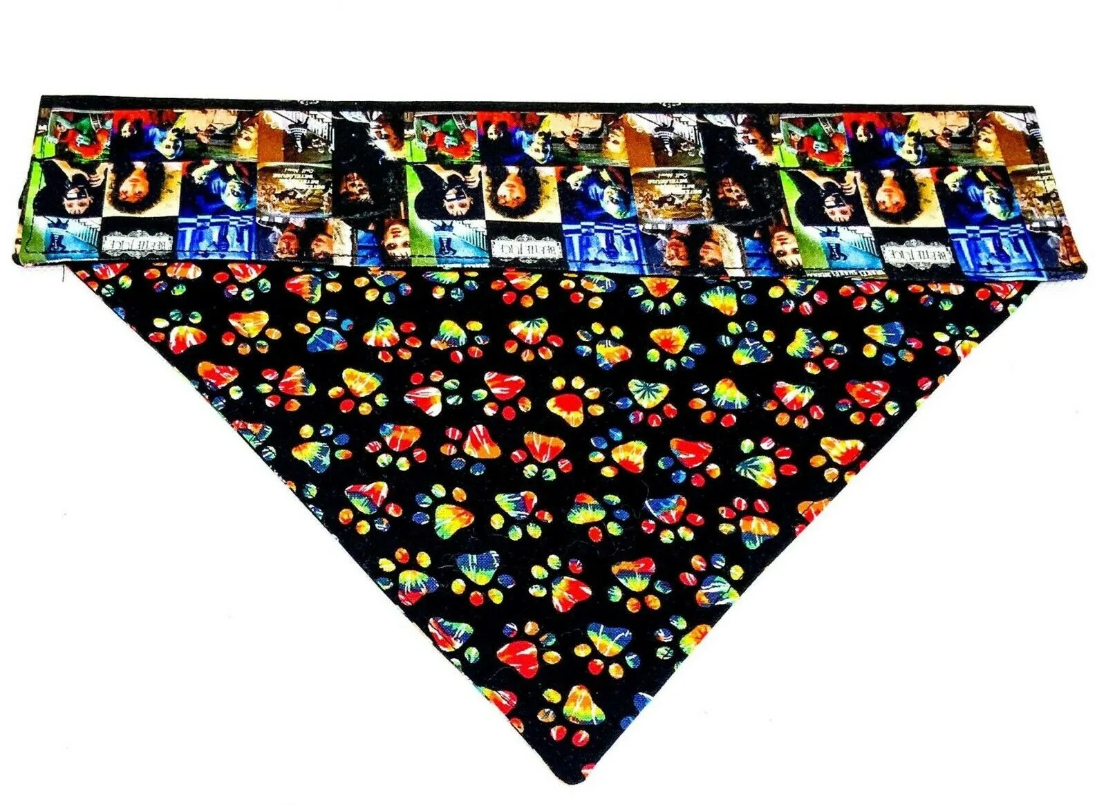 Beetlejuice Dog Bandana, Over the Collar dog bandana, Dog collar bandana movie Petcollarshandmade