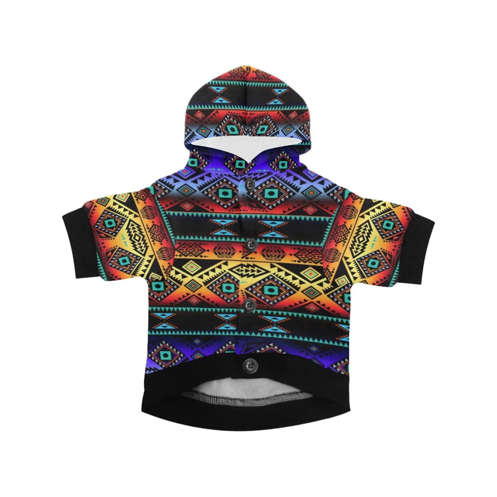 California Coast Sunset Pet Dog Hoodie