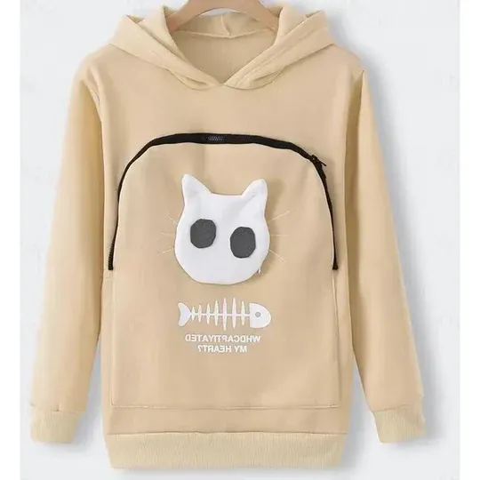 Cat Lover Hoodie Cuddle Pouch - Perfect Pet Gift