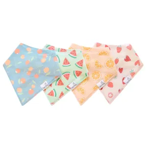 Copper Pearl Bandana Bibs / Clementine