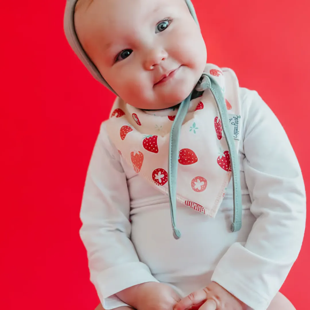 Copper Pearl Bandana Bibs / Clementine