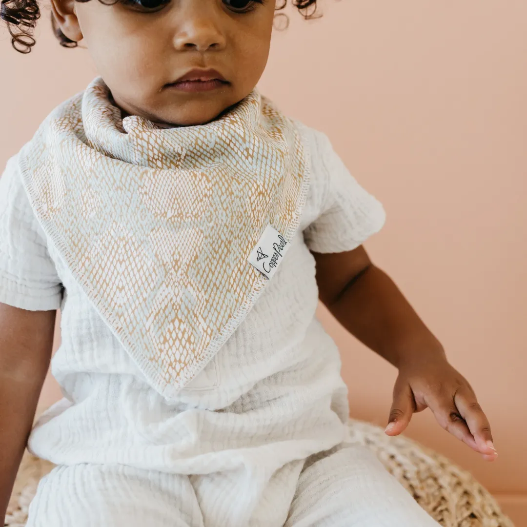 Copper Pearl Bandana Bibs / Zara