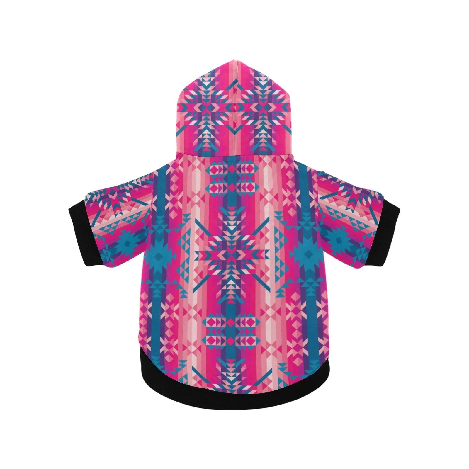 Desert Geo Blue Pet Dog Hoodie