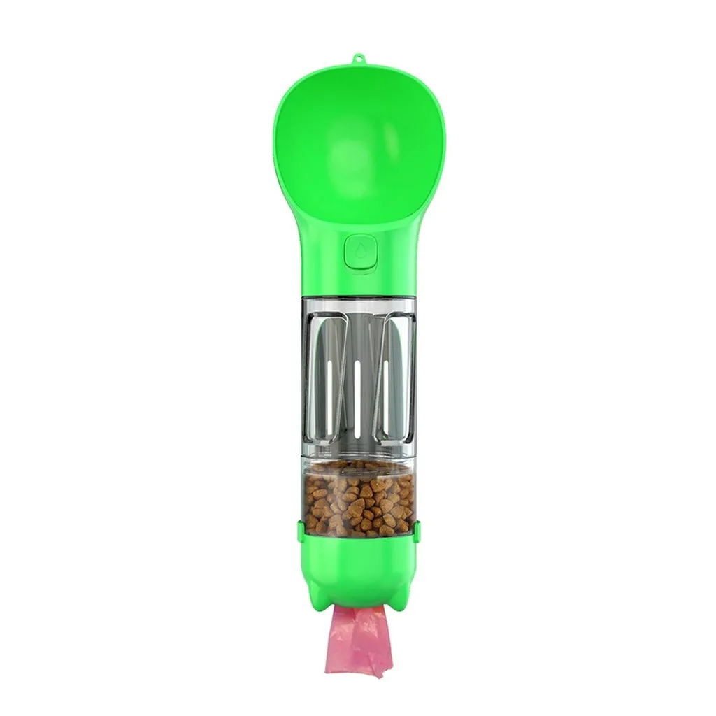 Floofi - 4 in 1 pet scooper & feeder - Green