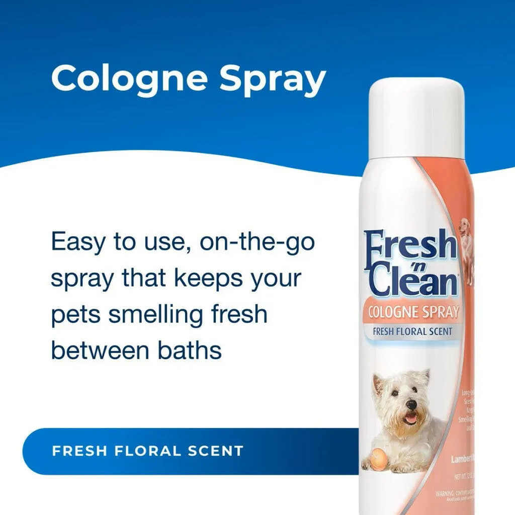 Fresh 'n Clean Cologne Spray for Dogs- Fresh Floral Scent (12 oz)