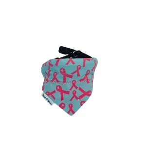 Heather Dogg, Pink Ribbon Breast Cancer Awareness Dog Bandana