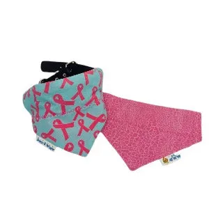 Heather Dogg, Pink Ribbon Breast Cancer Awareness Dog Bandana
