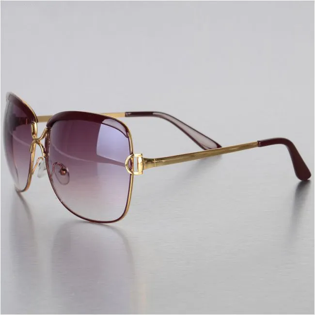 High Quality Women Brand Designer Sunglasses Summer Luxury D frame Shades Glasses gradient lenses sun glasses