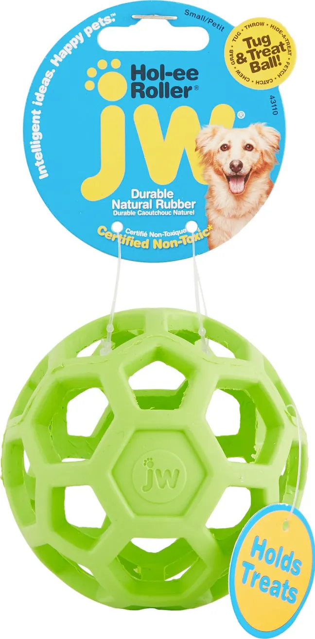 JW Pet Hol-ee-Roller, Holey Ball - Dog Toy For of All Sizes