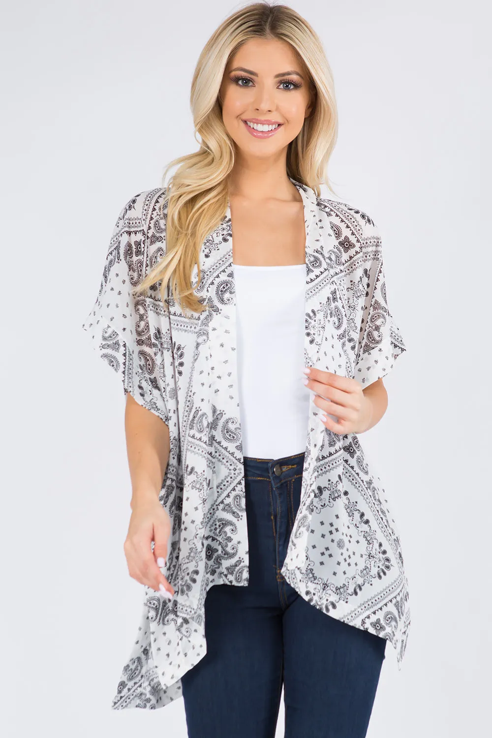 KP-3101 bandana kimono