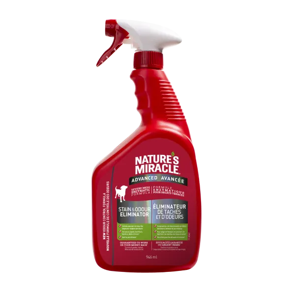 Nature's Miracle Dog Advanced Stain & Odour Remover Spray 946 mL