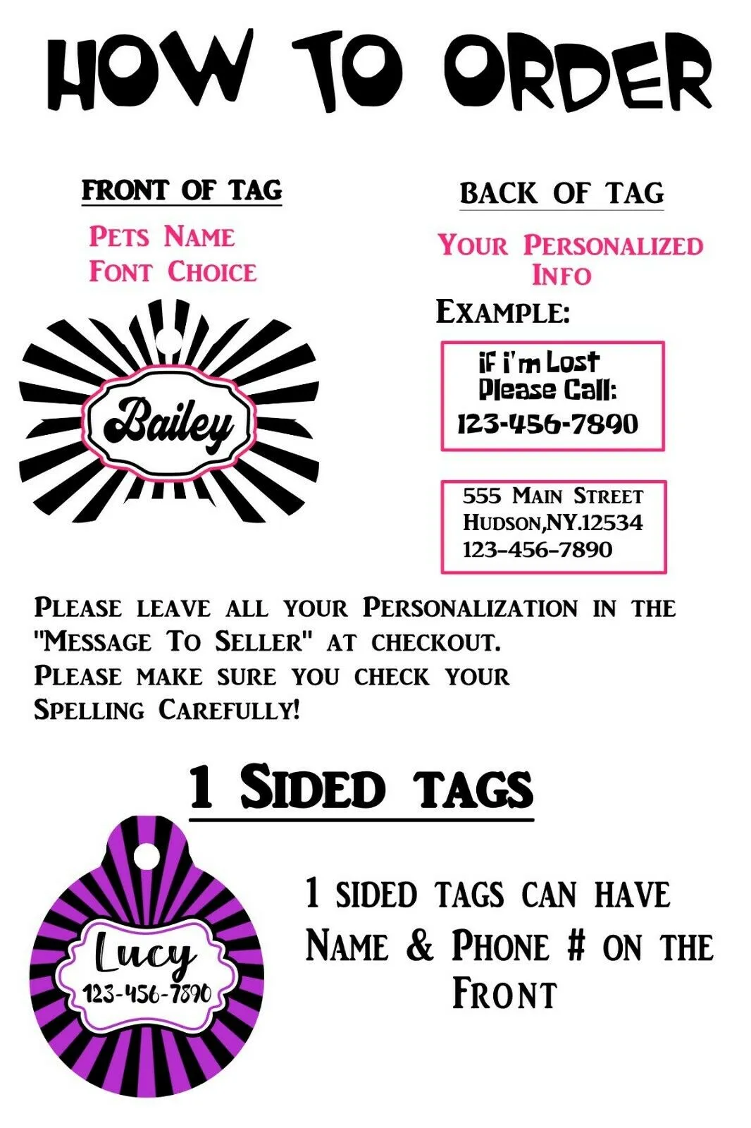 Pet ID Tag Football Teams NFL Personalized Custom Double Sided Pet Tag w/name Petcollarshandmade