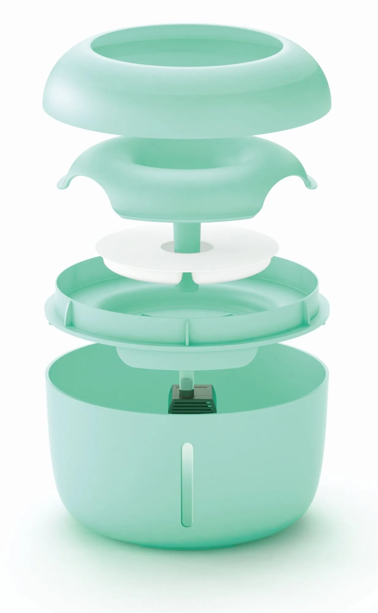Pet Life - Moda-Pure Ultra-Quiet Water Fountain for Dogs and Cats