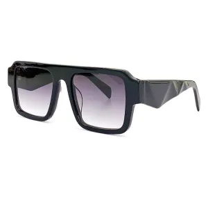 Retro Big-Frame Ladies Sunglasses Luxury Square Gradient Cool Ladies Sunglasses 2023 Designer Big-Frame Glasses