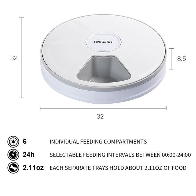 Round Timing Feeder Automatic Pet Feeder