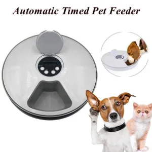Round Timing Feeder Automatic Pet Feeder