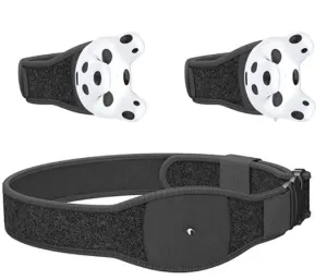 Skywin VR Tracker Belt, Hand Strap, and Protective Silicon Skins for HTC Vive System Tracker Pucks (1 Belt   2 Hand Straps   2 Skins)