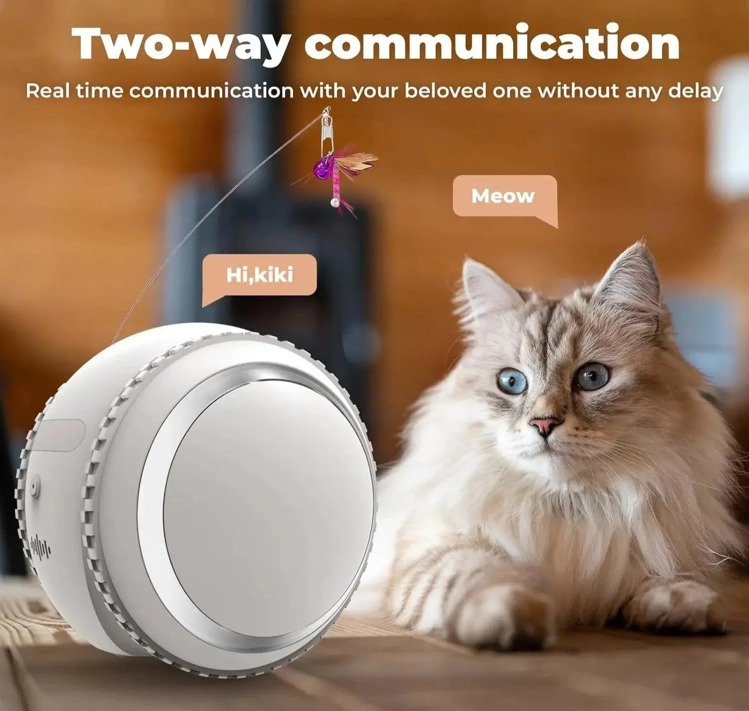 Smart 4K Pet Robot Camera™ - Movable Interactive Camera  with APP Control