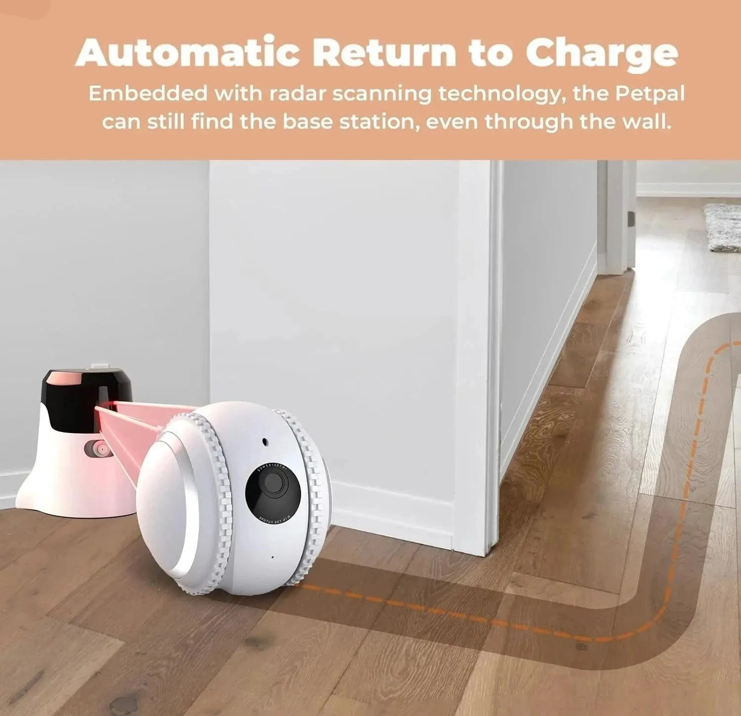 Smart 4K Pet Robot Camera™ - Movable Interactive Camera  with APP Control