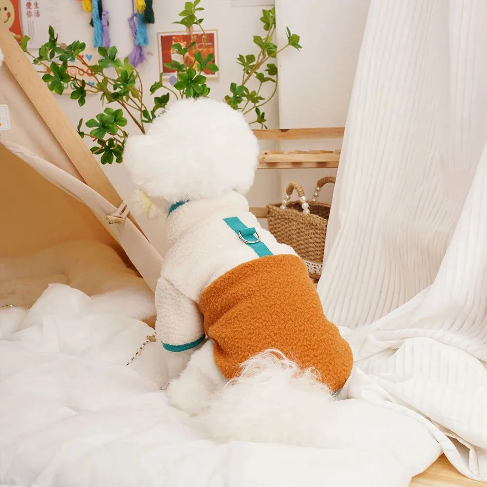 Snuggle Pup: Soft Warm Fleece Dog Hoodie - Autumn/Winter Sweater for Chihuahuas, Cozy Pet Costume for Puppy Comfort