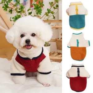 Snuggle Pup: Soft Warm Fleece Dog Hoodie - Autumn/Winter Sweater for Chihuahuas, Cozy Pet Costume for Puppy Comfort
