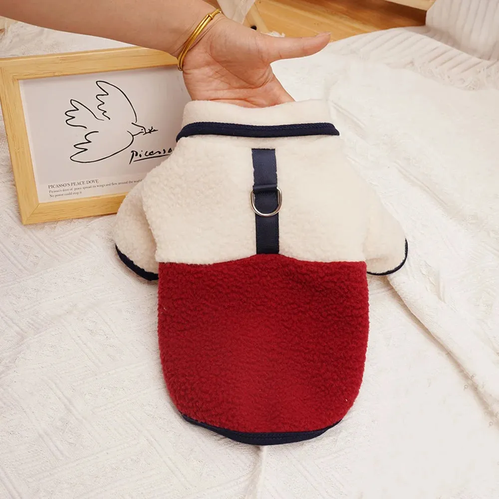 Snuggle Pup: Soft Warm Fleece Dog Hoodie - Autumn/Winter Sweater for Chihuahuas, Cozy Pet Costume for Puppy Comfort