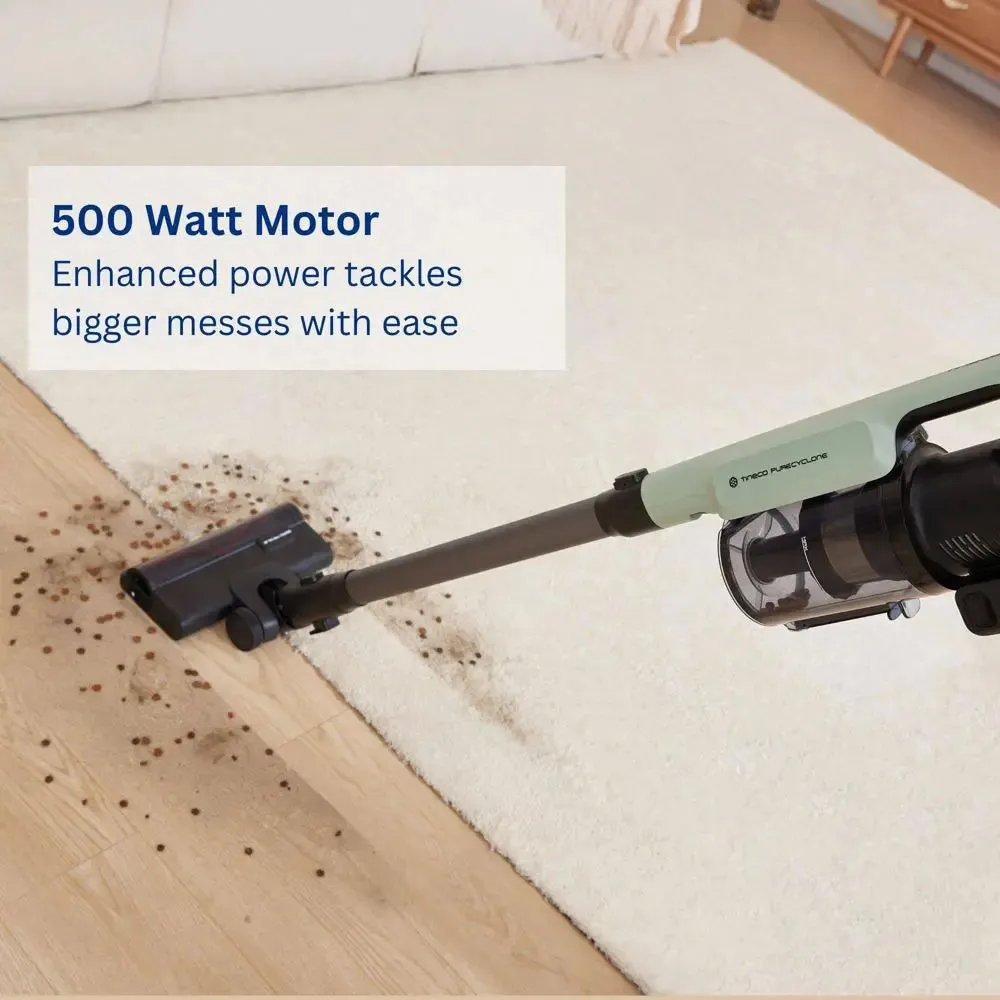 Tineco GO Pet Cordless Stick Vacuum with ZeroTangle Brush Technology Seafoam