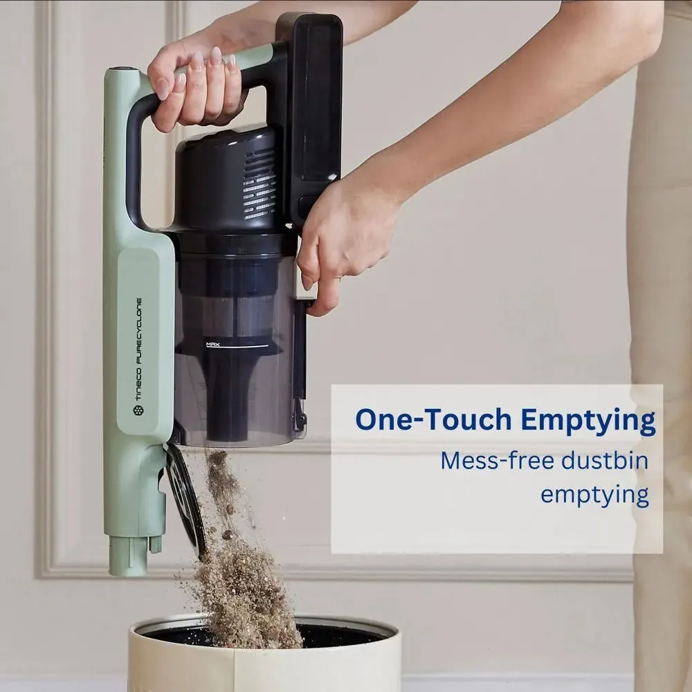 Tineco GO Pet Cordless Stick Vacuum with ZeroTangle Brush Technology Seafoam