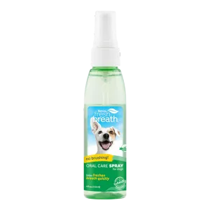 TropiClean Fresh Breath Oral Care Spray For Dogs 4 oz