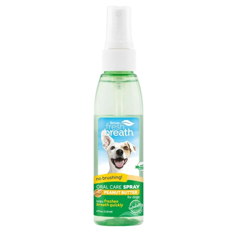 Tropiclean Fresh Breath Peanut Butter Oral Spray 118ml